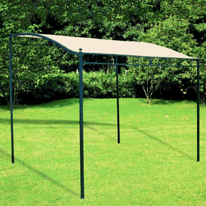 Telo di Copertura 250X300 cm Per Gazebo Veranda SPARTA Beige Ricambio in poliestere