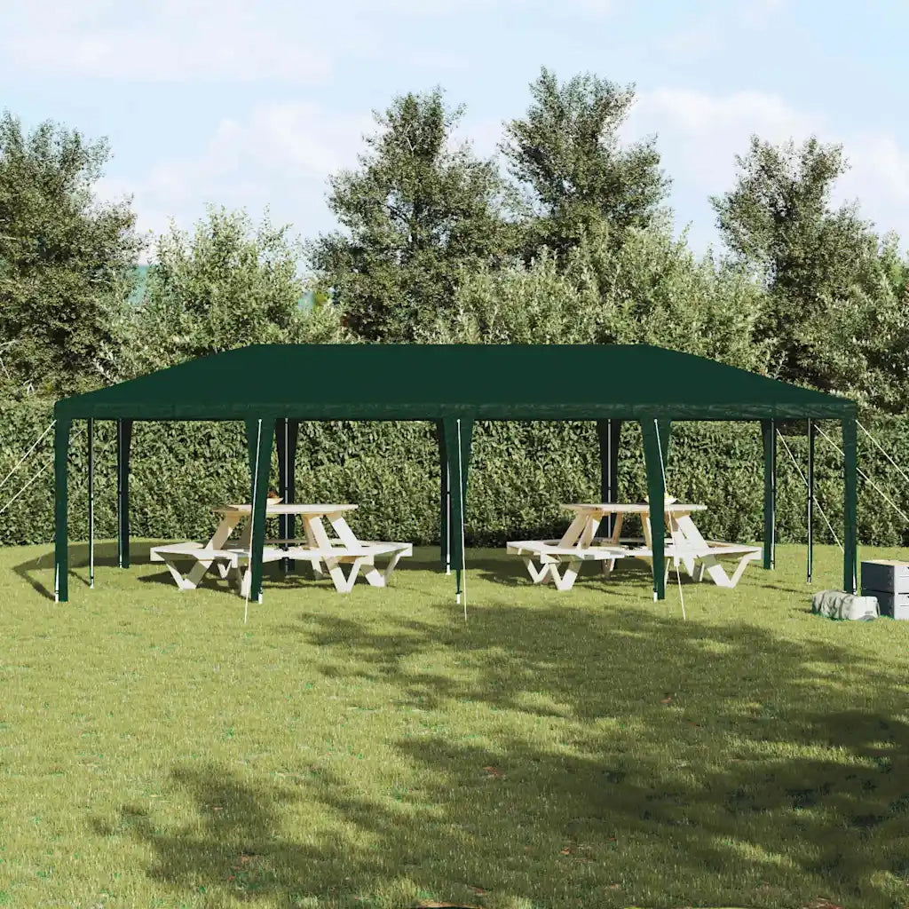 Tenda Party-Tenda da festa Verde 800 x 400 x 266 cm Polietilene e Acciaio