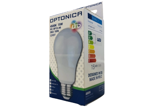 Lampadina led goccia e27 15 watt equivalente 90 watt risparmio energetico *** temperatura colore lampada 4500k bianco...