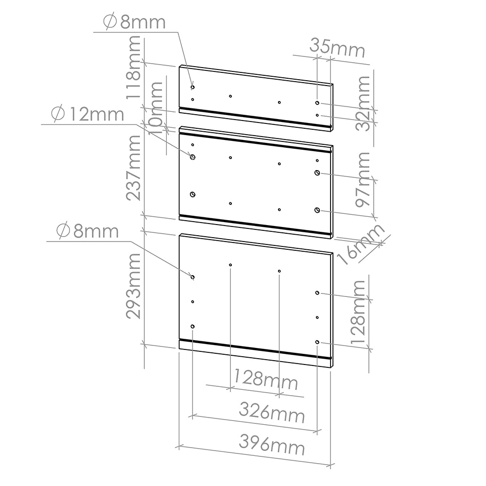 Vicco Frontale cucina Quercia dorata 39.6 x 70.4 cm frontale del mobile per mobile base con cassetti