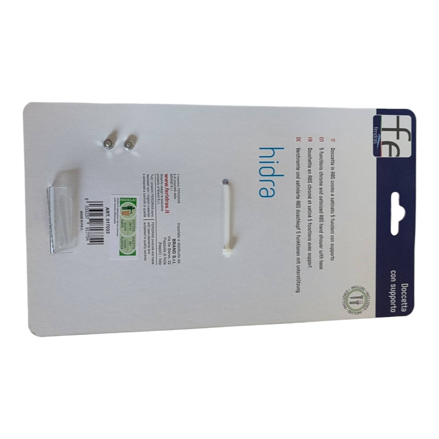 DOCCETTA FERIDRAS 5 GETTI CON SUPPORTO