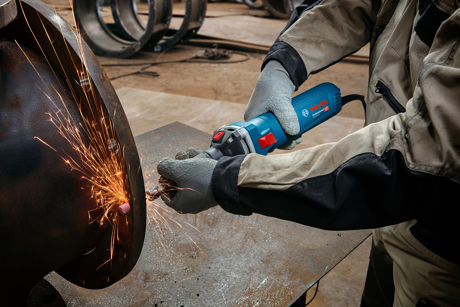 SMERIGLIATRICE ASSIALE 750w BOSCH 33.000 giri al minuto e regolazione GGS 30 LS