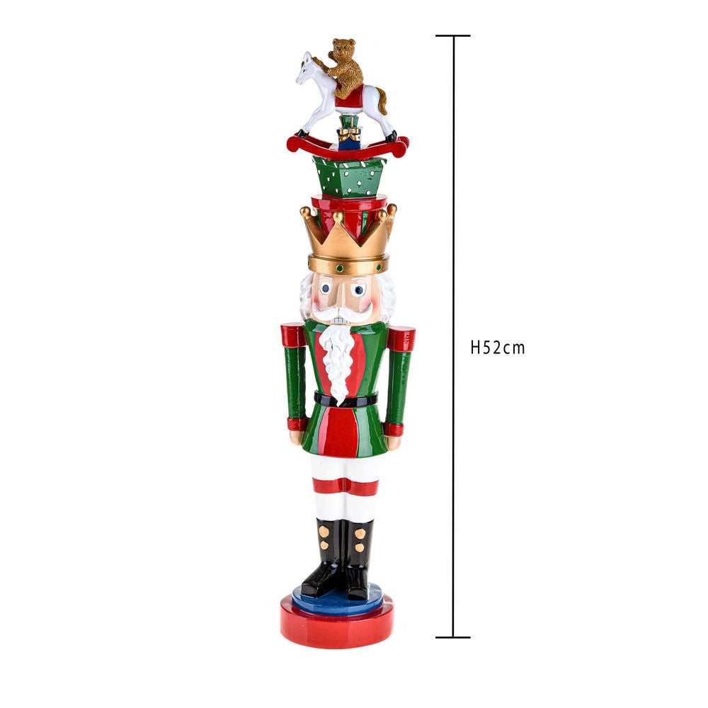 Schiaccianoci Natalizio con Cavallo Oggettistica Natale 52 cm