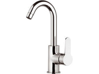 Miscelatore per lavello con canna corta