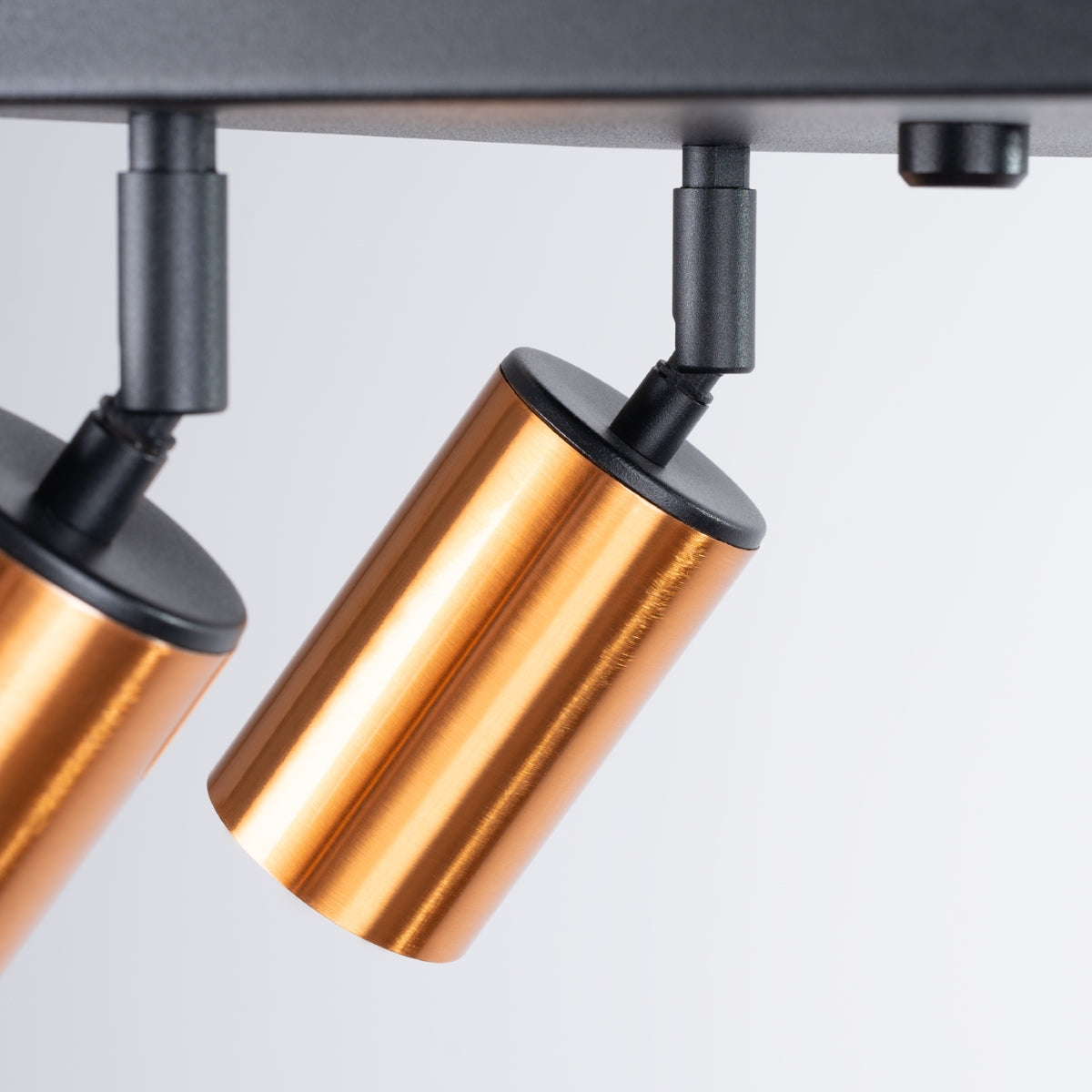 Lampada moderna in acciaio tubolare a 4 luci WINX Bittersweet Shimmer FI6/10, rame nero