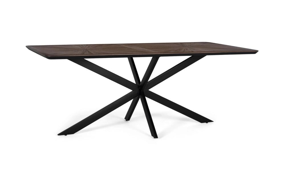 Tavolo da pranzo in legno di teak riciclato 200 cm