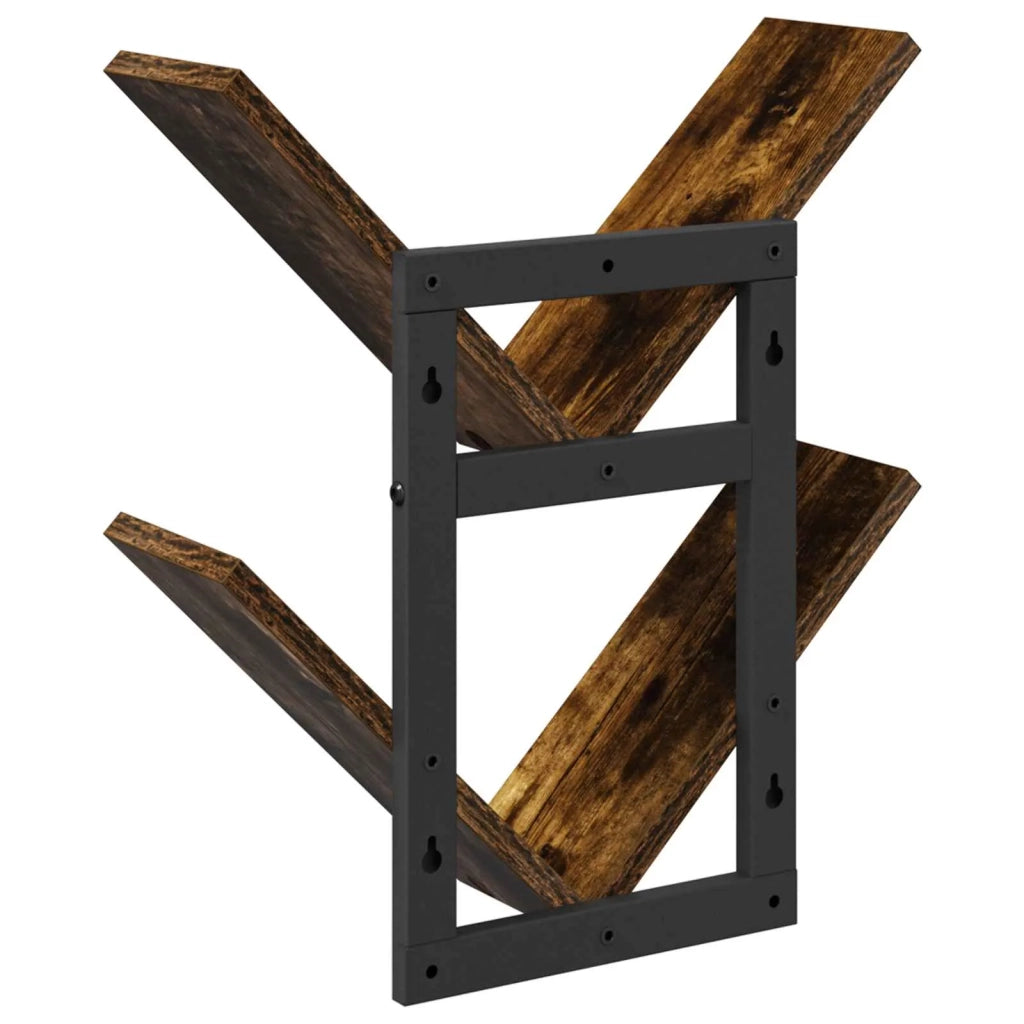 Mensola a muro flottante Rovere Fumo 43 x 15 x 47 cm 8012340