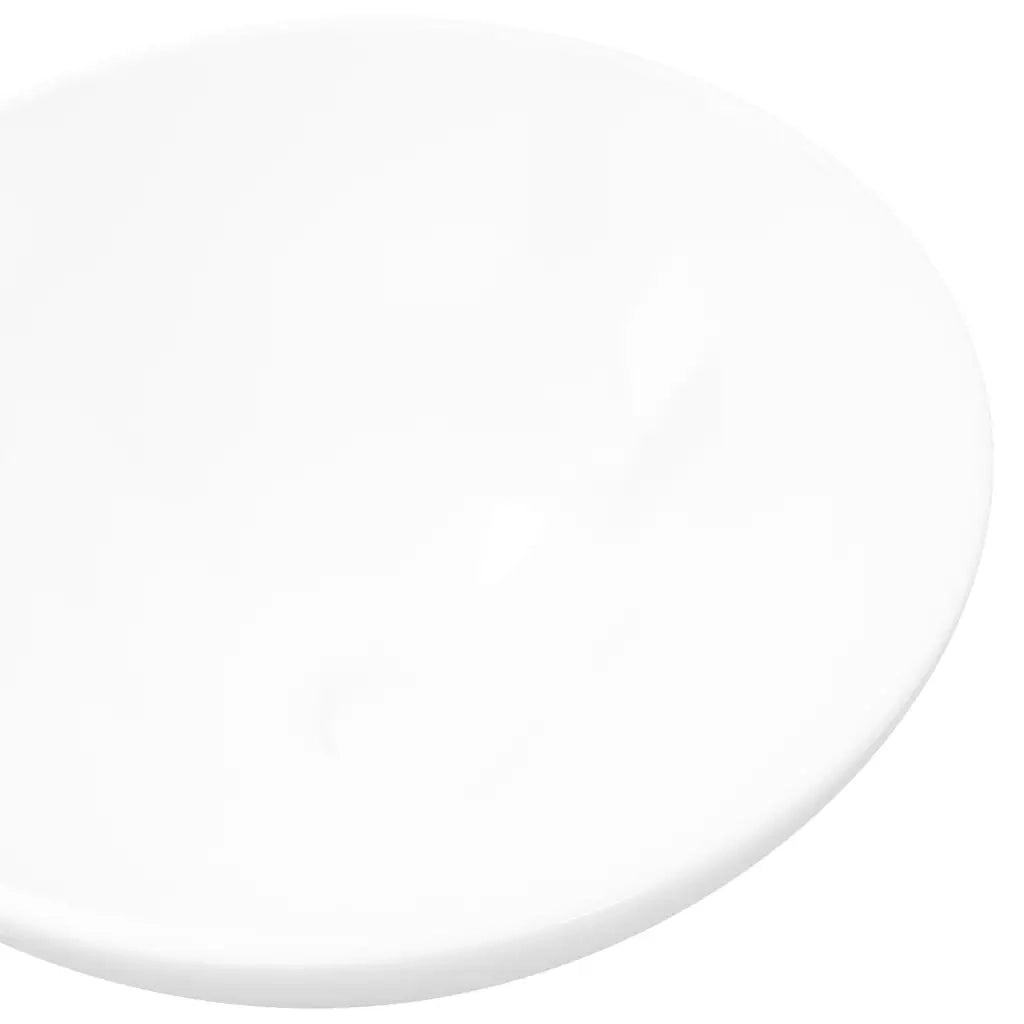 Lavandino da Bagno in Ceramica Bianca Rotondo CFW7303451
