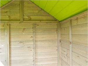 Casetta bambini su palafitta Bamby 160x190 abete colorato grigio/verde mela Losa