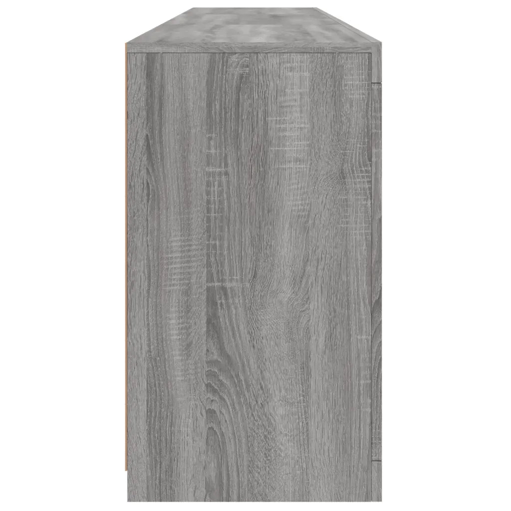 Credenza con Luci LED Grigio Sonoma 181,5x37x67 cm 3209007