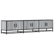Mobile TV multimediale mensola TV credenza TV sala da pranzo soggiorno camera da letto Sonoma 180 x 35 x 41 cm legno ingegnerizzato grigio 02_0028431