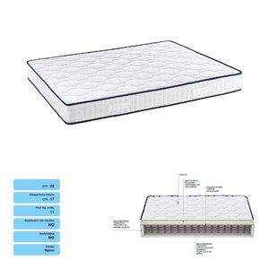 Materasso 140x190 Materiale: Molle