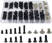 Assortimento di Viti 360 pezzi - M2/M2,5/M3 - Viti in acciaio inossidabile - Scatola di conservazione - Durissime e resistenti all'usura - Materiale di fissaggio