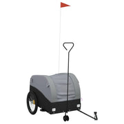Rimorchio da Bici Nero e Grigio 45 kg in Ferro CFW9439862