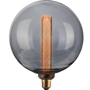 Lampadina LED decorativa G200 vetro fumé E27 4W 100lm Polux
