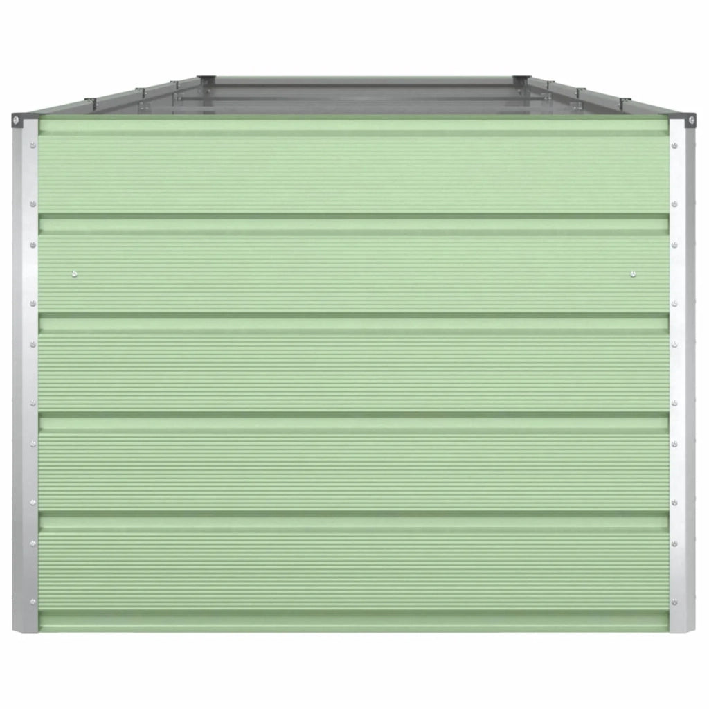 Fioriera | Cassetta per fiori | Vaso Verde Pastello 385 x 100 x 75 cm Acciaio zincato