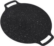 Piatto Grill a Gas 30cm - Antiaanbaklaag - Maifan Steen - 30cm - Per Esterno - Piatto Barbecue
