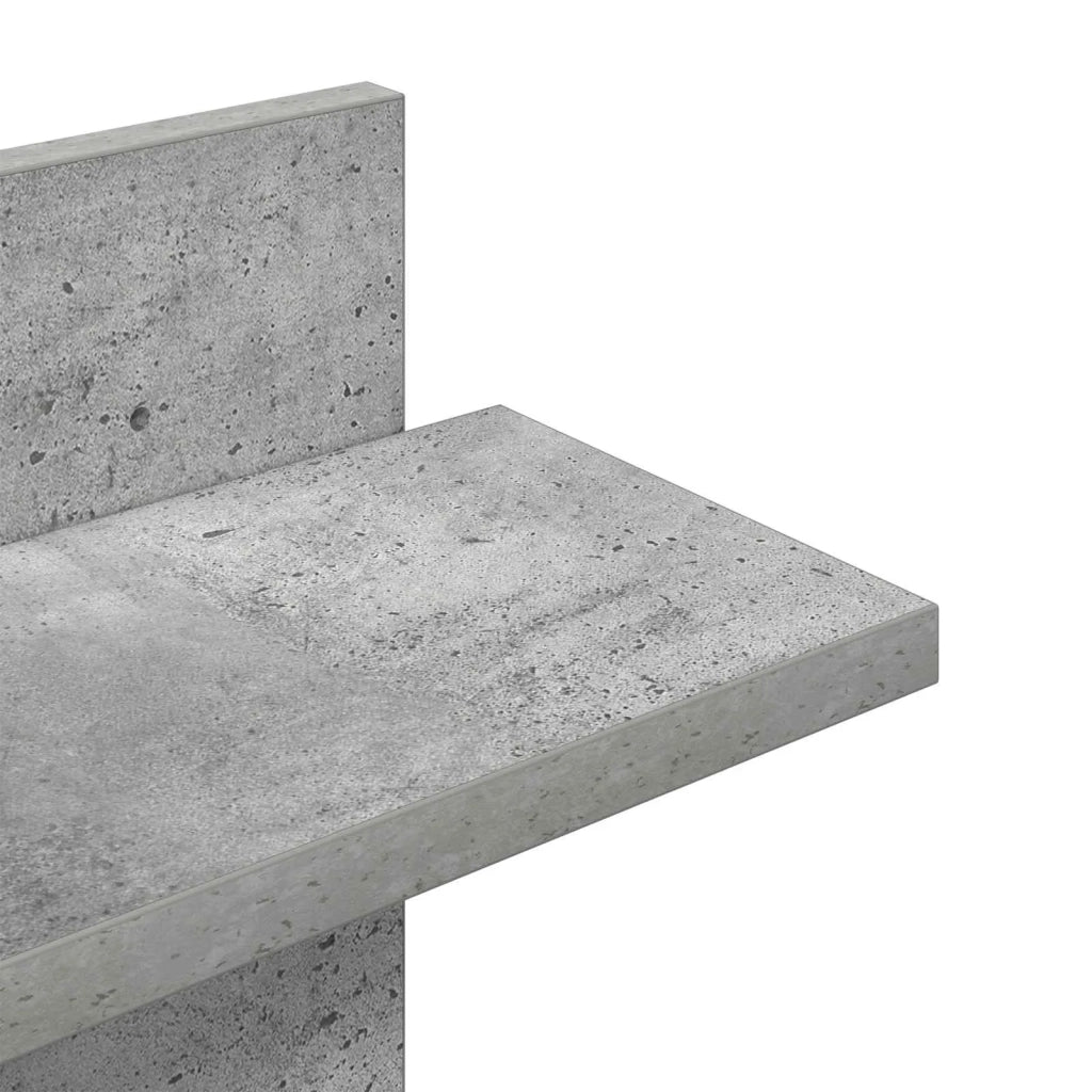 Mensola a muro flottante Grigio Cemento 48,5 x 15 x 101 cm 8012199