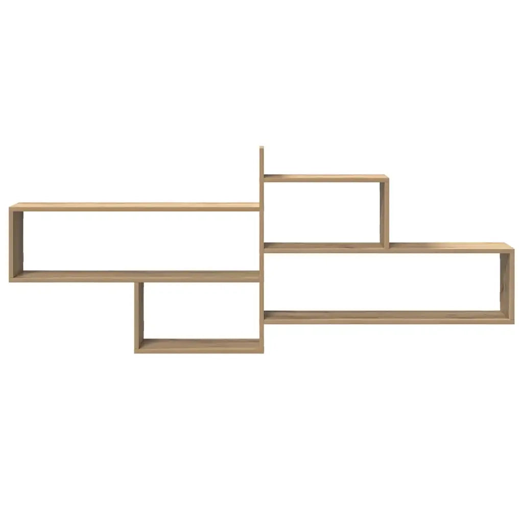 Mensola a Parete Rovere Artigianale 167,5x18x68 cm Truciolato 853325