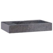 Lavandino-Lavabo-Lavello Nero 58x39x10 cm in Marmo