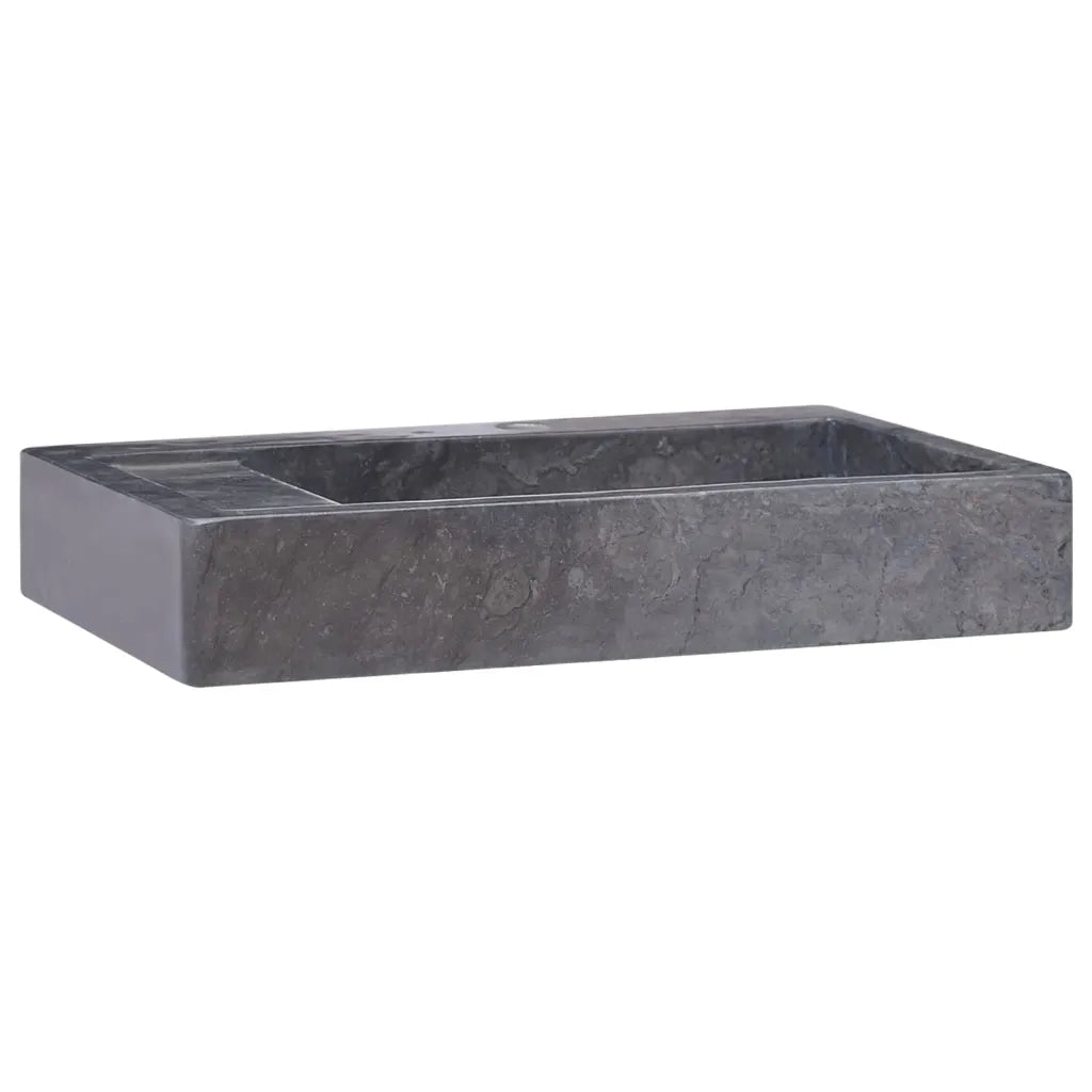 Lavandino-Lavabo-Lavello Nero 58x39x10 cm in Marmo