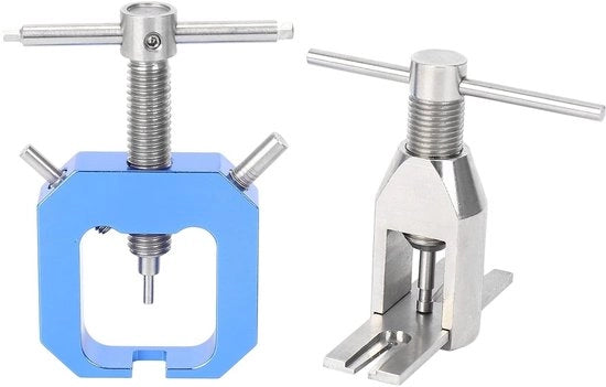 Set di pennelli motore aereo - adatto per elicotteri e aerei RC - 5 pezzi - blu e argento