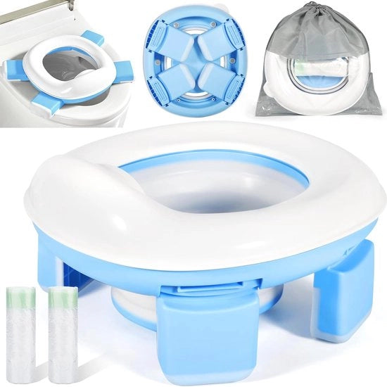 Brilla per la toilette per bambini 3 in 1 - Ideale per l'addestramento alla pulizia in casa e all'aperto