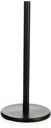 Sostegno per asciugamani in cucina - pratico e stile - 1 pezzo - nero - metallo - 32 cm