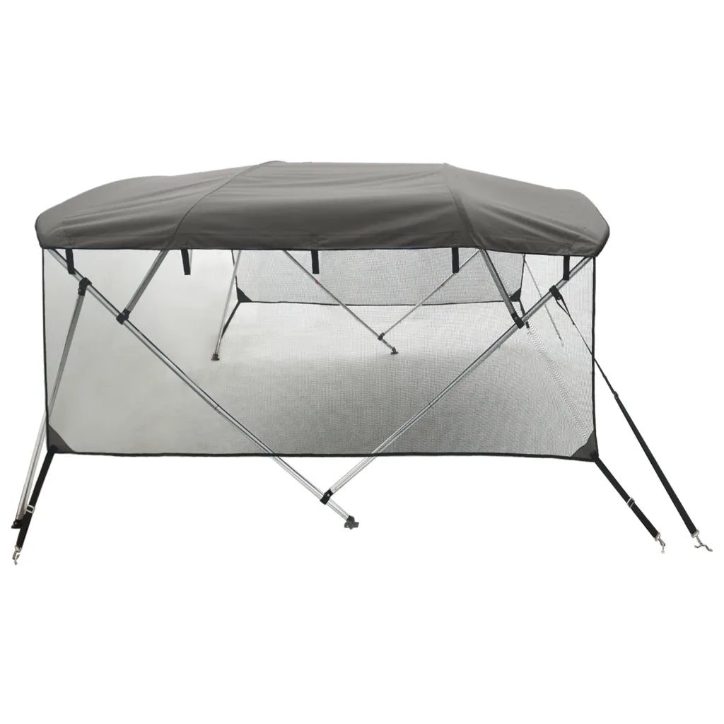 Bimini Prua con Pareti Laterali Rete 4Archi 243x(200-213)x137cm 94860