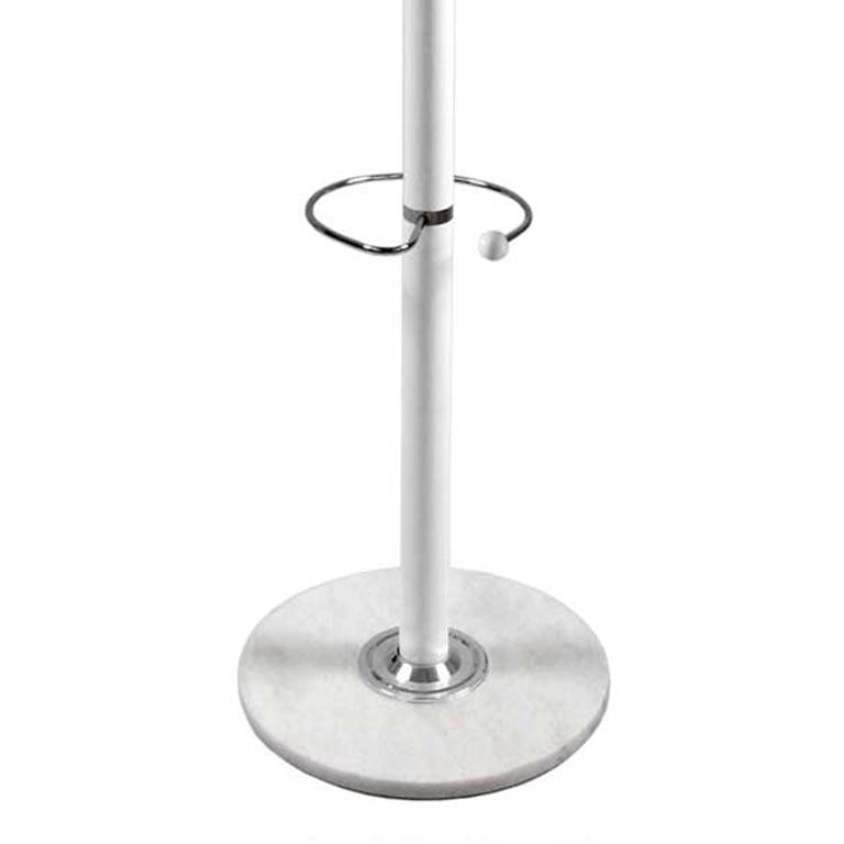 APPENDIABITI CON GANCI IN FERRO H176 CM BIANCO