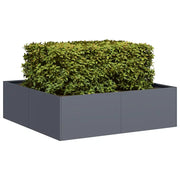 Fioriera Antracite 100x100x30 cm in Acciaio 860810