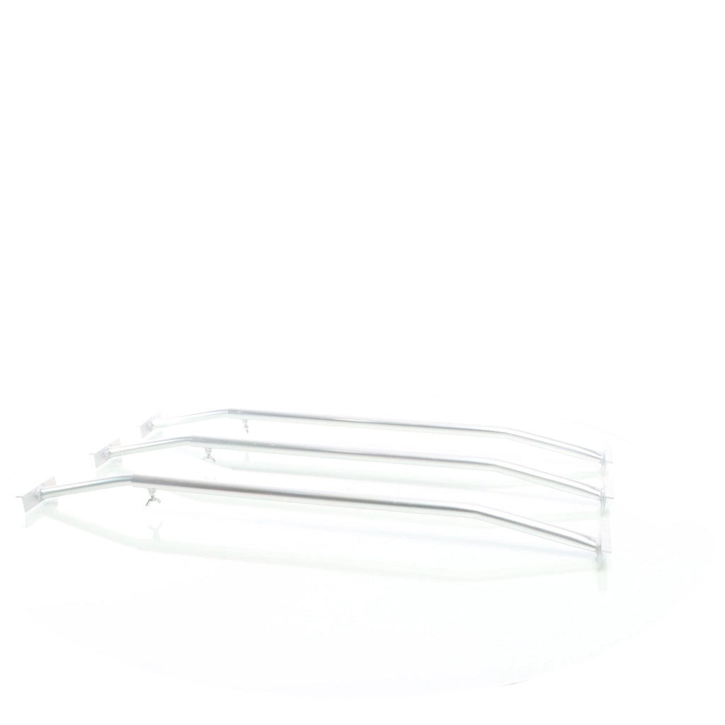 Staffe telo per rimorchi leggeri e carrelli appendice, 3 barre allungabili 100-145cm, in alluminio