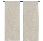 Tende Casa Finestre Porte Interno Coppia 2pz Tessuto Semitrasparente Elegante Moderna 60x240 Cm Tortora