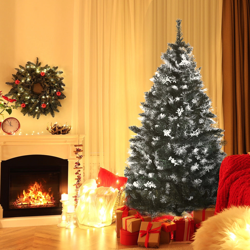 Albero di Natale Artificiale ¨C zephmum ¨C Verde 150 cm Pieghevole