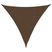 Vela Parasole | Telo Ombra | Vela da ombra 160 g/m2 Marrone 4,5x4,5x4,5 m in HDPE