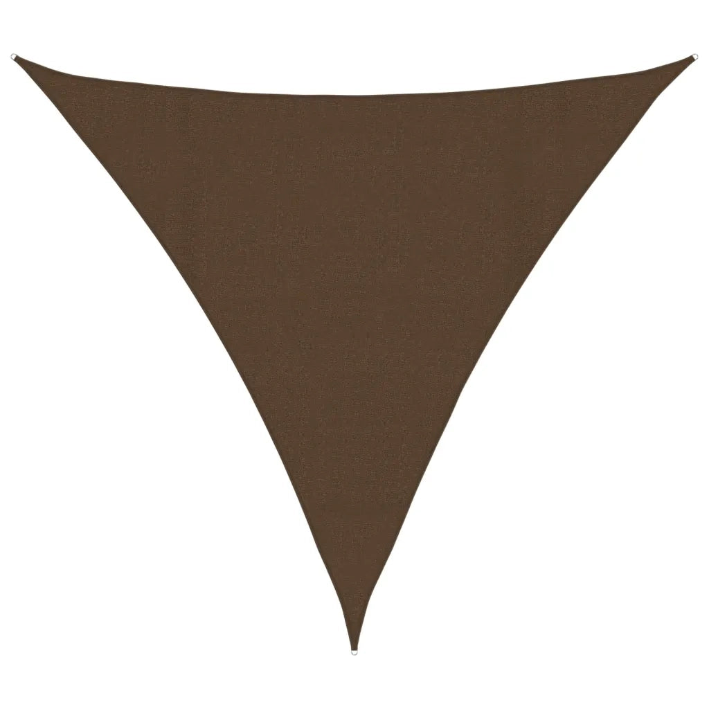 Vela Parasole | Telo Ombra | Vela da ombra 160 g/m2 Marrone 4,5x4,5x4,5 m in HDPE