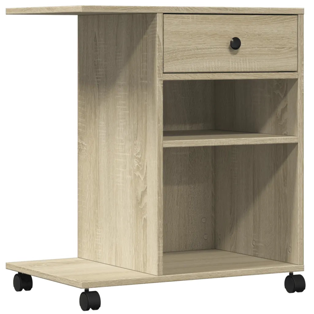 Supporto per Stampante con Ruote Rovere Sonoma 60x40x68,5 cm CFW9476288
