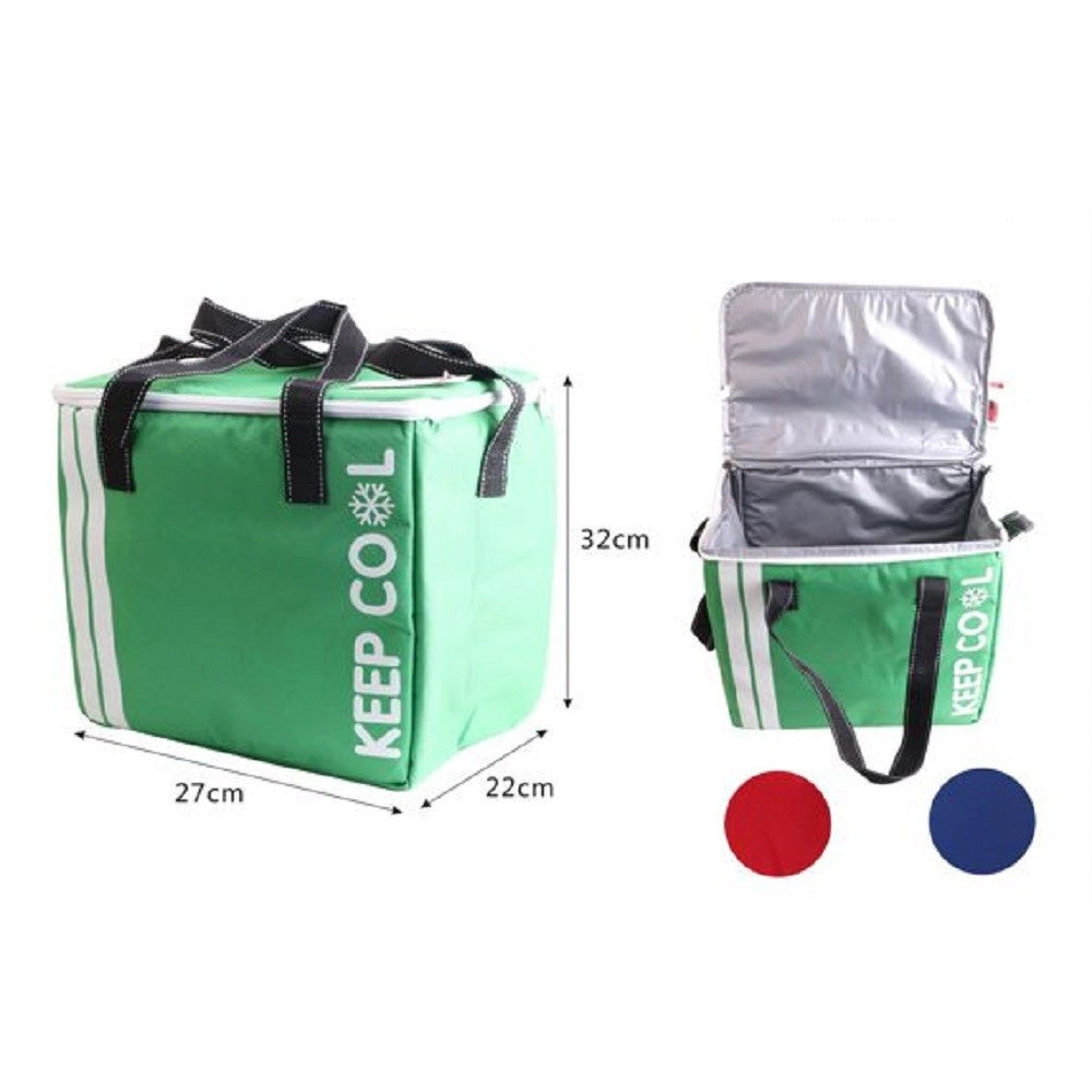 Trade Shop - Borsa Termica Frigo 32x22x27 Cm Porta Alimenti Pranzo 19 Lt Spiaggia Mare 15300 -