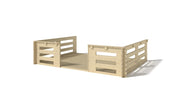 Veranda - 12 m2 - 4m x 3m - colore: naturale - DOM548 - ALTANKA