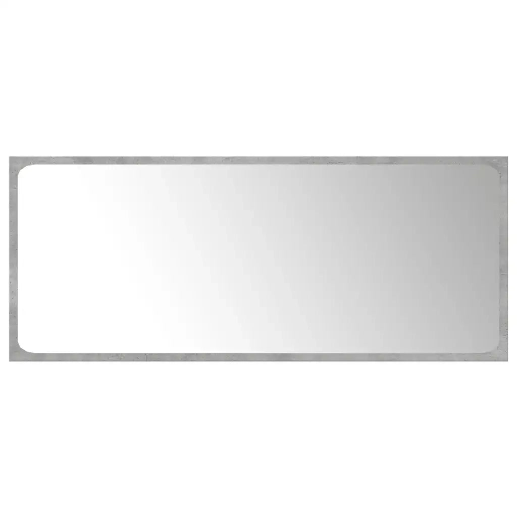 vidaXL Set Mobili da Bagno 4 pz Grigio Cemento in Legno Multistrato