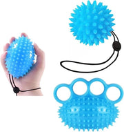Set di allenamento manuale e rilassamento per adulti - Trainer di forza di presa con pallone antistress - Terapia manuale e riduzione dell'ansia