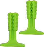Detersivo per la cura dei denti per cani sostenibile per cani di piccola e media taglia - Stuzzicadenti igienizzanti per cani - Giocattolo per cani - Spazzola per la cura dei denti dei cuccioli - Regalo per il compleanno dei cuccioli - Verde