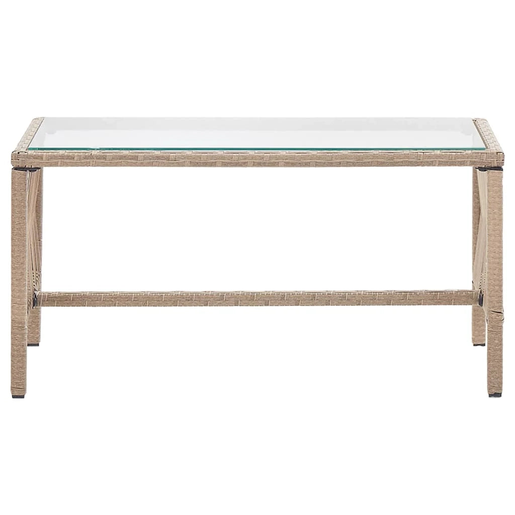 Set di mobili da giardino mobili da esterno 4 pezzi con cuscini resina di vimini beige 02_0016175