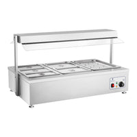 Bagnomaria 1700 watt - 6 bacinelle GN - con vano carne 14_0000561