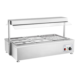 Bagnomaria 1700 watt - 6 bacinelle GN - con vano carne 14_0000561