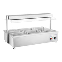 Bagnomaria 1700 watt - 6 bacinelle GN - con vano carne 14_0000561