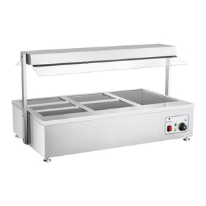 Bagnomaria 1700 watt - 6 bacinelle GN - con vano carne 14_0000561