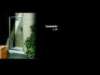 Box doccia michelangelo ma 4p po rta piv. bn + vetro trasp. 850-9