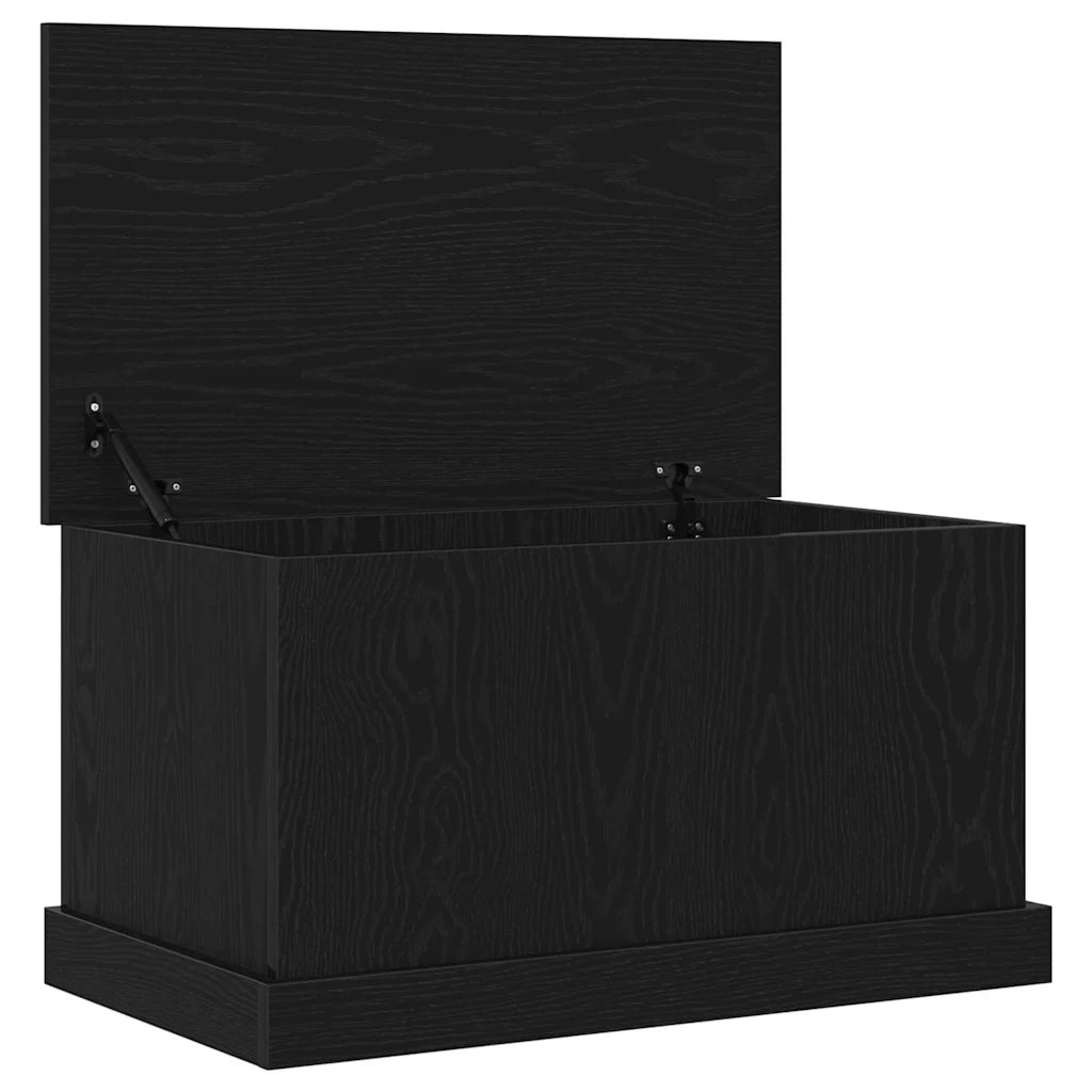Scatola di Stoccaggio Rovere nero 70 x 40 x 38 cm 862826