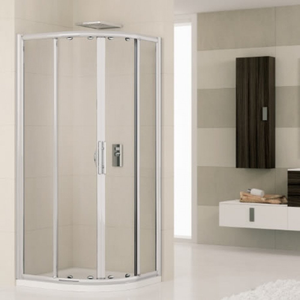 Box doccia novellini lunes r80l3 d semic.bianco + cr.piumato cm.8